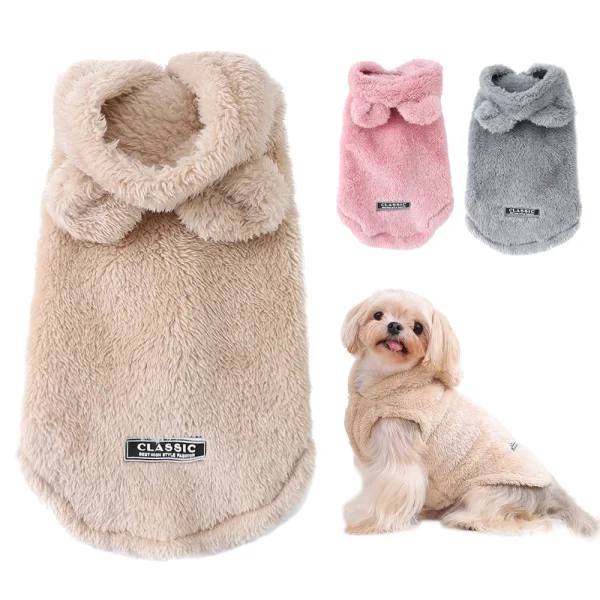 Winter Fleece Pet Hoodie Sweater