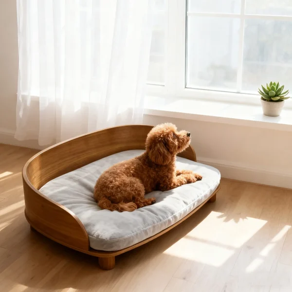 Elevated Wooden Pet Sofa Bed