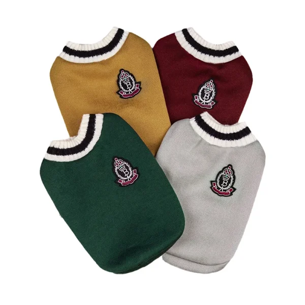 Solid Pet Sweater Pullover Vest